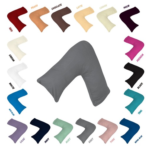 Shaped pillow case - v,