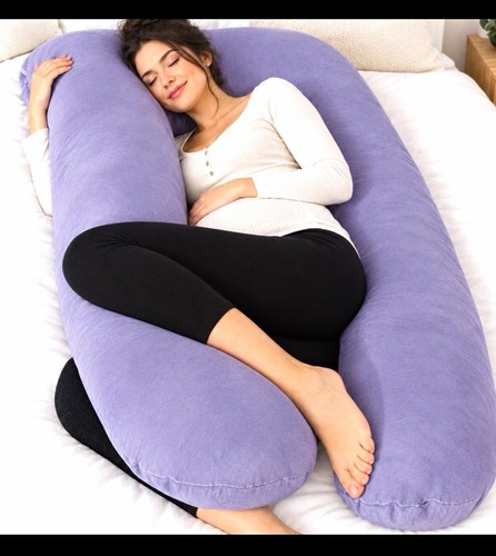 Shaped purple maternity - u-shaped,