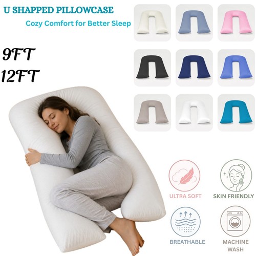 Shaped pillowcase body - u,