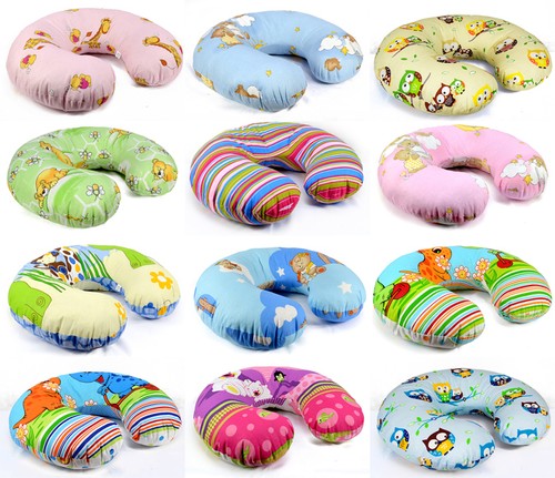 Feeding pillow with - with, removable