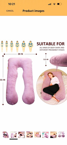 Shaped full body - u-shaped,