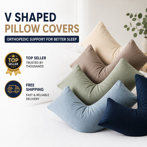 Shaped pillow case - shaped,