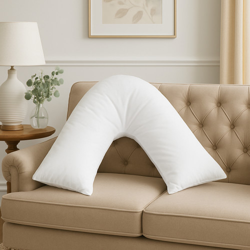 Shaped pillow hollowfiber - v,