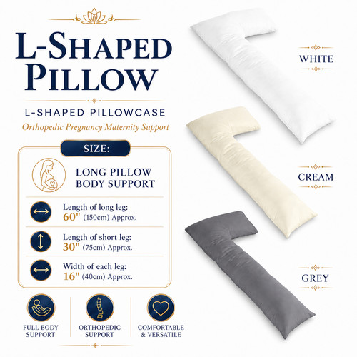 Shaped pillow l - pillow,
