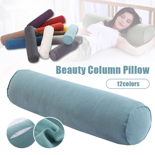 Round bolster long pillowcase - round,