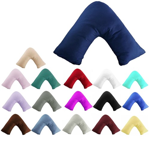 Shaped pillow cover case - v,