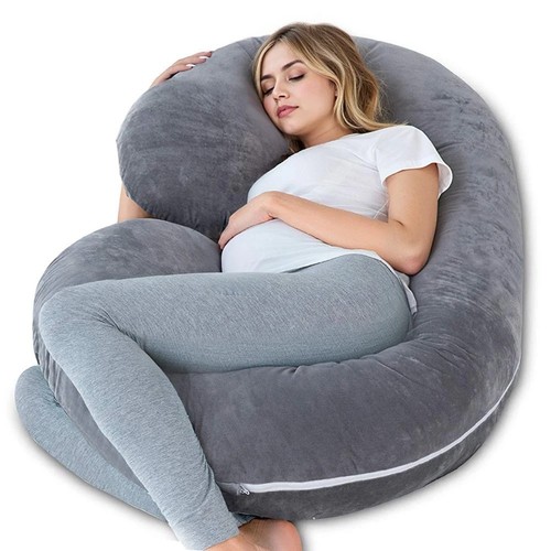 Shaped pregnancy pillow full - shaped,